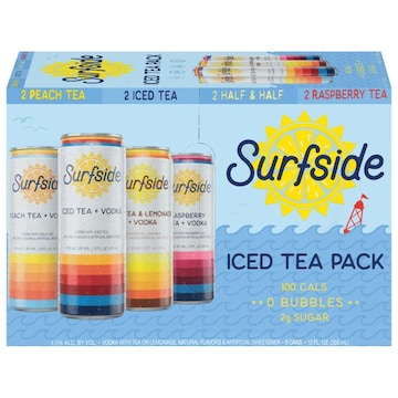 Surfside Assorted Vodka Iced Tea Pack