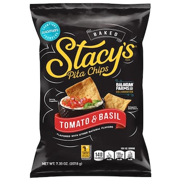 Stacy's Pita Chips, Baked, Tomato & Basil