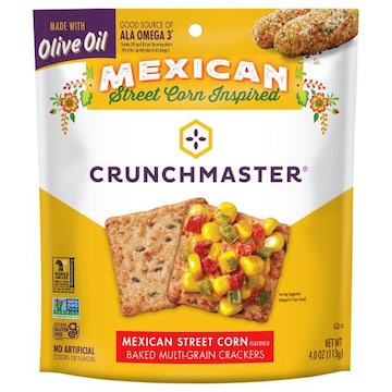 Crunchmaster Baked Multi-Grain Mexican Street Corn Flavored Crackers