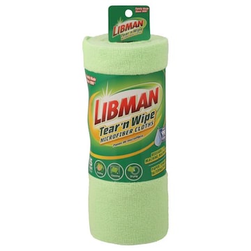 Libman Microfiber Cloths, Tear 'n Wipe