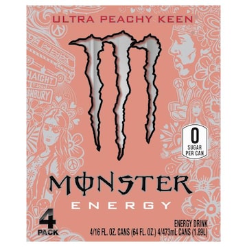 Monster Energy Zero Sugar Ultra Peachy Keen Energy Drink