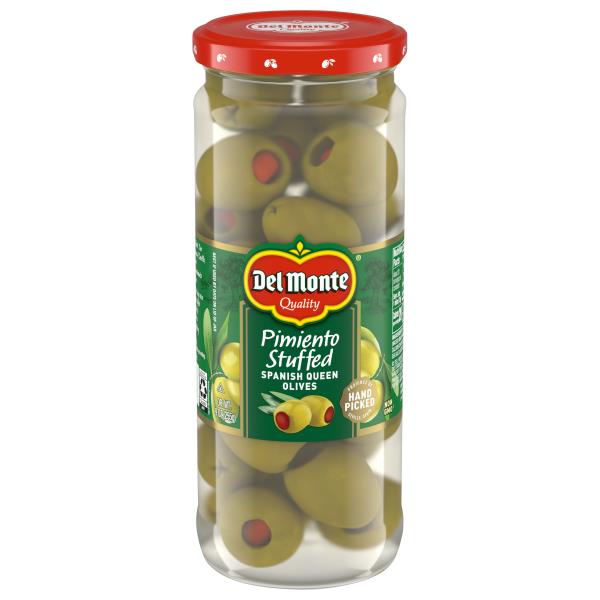 Del Monte Queen Olives, Spanish, Pimiento Stuffed | Publix Super