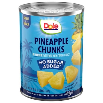 Dole Pineapple Chunks, in Water Sweetened with Stevia Extract