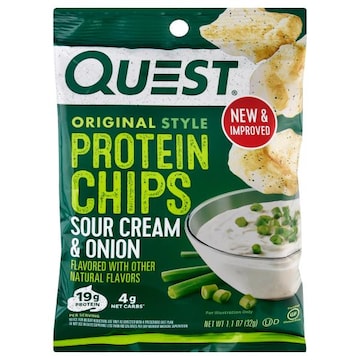 Quest Protein Chips, Sour Cream & Onion, Original Style