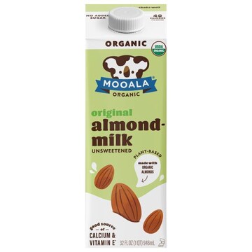 Mooala Organic Almondmilk, Organic, Original, Unsweetened