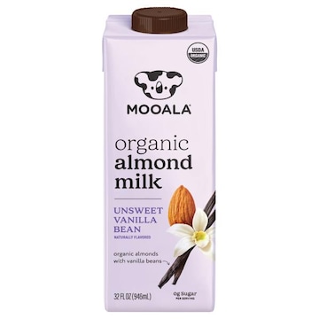 Mooala Organic Unsweet Vanilla Bean Almond Milk