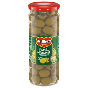 Del Monte Olives, Spanish Manzanilla, Pitted