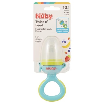 Nuby Nipple, Twist n' Feed, 10+, M