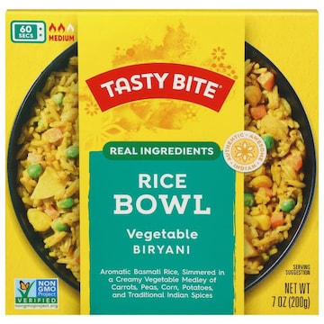 Tasty Bite Rice Bowl, Vegetable Biryani