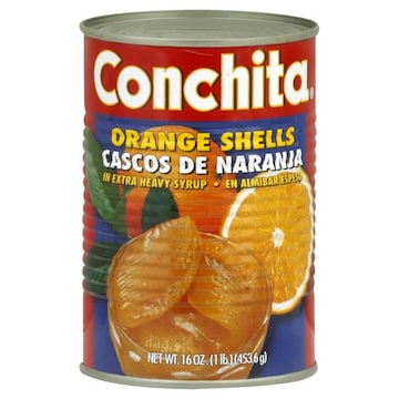 Conchita Orange Shells, in Extra Heavy Syrup