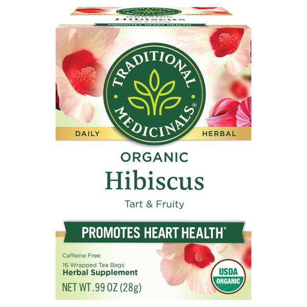 Traditional Medicinals Herbal Supplement, Organic, Hibiscus, Tea