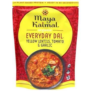Maya Kaimal Organic Mild Yellow Lentils, Tomato & Garlic Everyday Dal