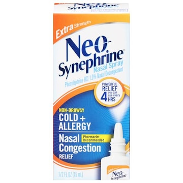 Neo-Synephrine Nasal Spray, Extra Strength, Non-Drowsy, Cold + Allergy