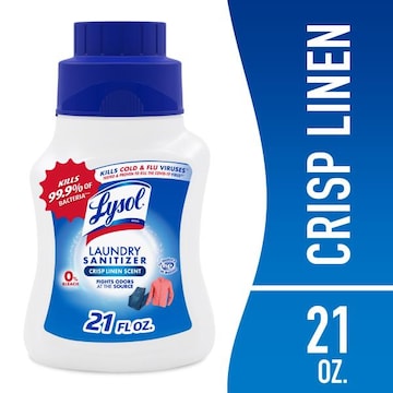 LYSOL® Lysol Laundry Sanitizer Additive, Sanitizing Liquid, Crisp Linen, Trial Size, 21 oz