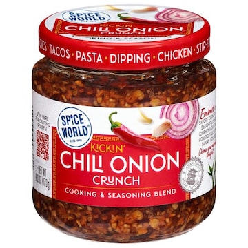 Spice World Cooking & Seasoning Blend, Kickin' Chili Onion Crunch