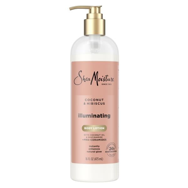 Shea Moisture Illuminating Body Lotion With Coconut Oil, Hibiscus