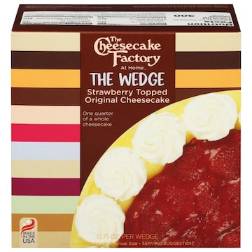 The Cheesecake Factory Cheesecake, Original, Strawberry Topped