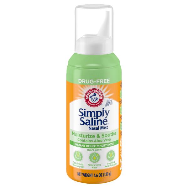 Arm & Hammer Simply Saline Drug-Free Nasal Mist | Publix Super Markets