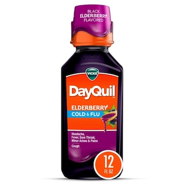 Vicks DayQuil Cold & Flu, Elderberry