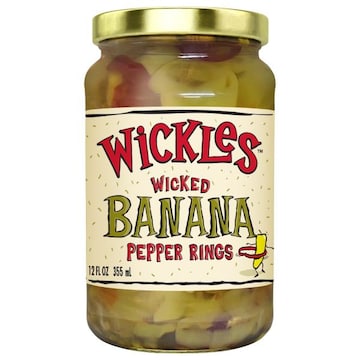 Wickles Banana Pepper Rings, Wicked