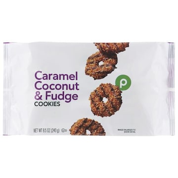 Publix Cookies, Caramel Coconut & Fudge