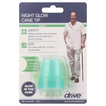 Drive Cane Tip, Night Glow, Mobility, 3/4 Inch