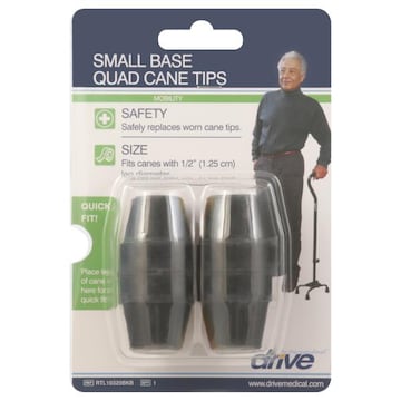 Drive Cane Tips, Quad, Small Base, Mobility