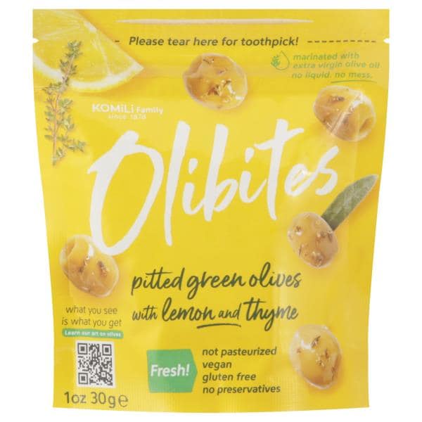 Olibites Olives, with Lemon and Thyme, Pitted Green | Publix Super