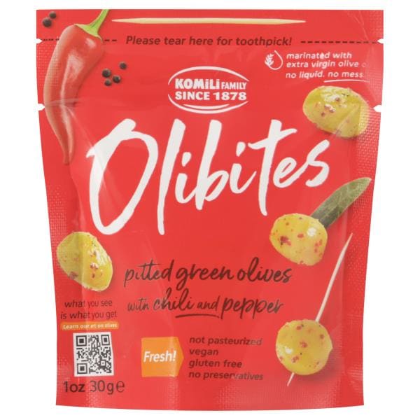Olibites Olives, with Chili and Pepper, Pitted Green | Publix