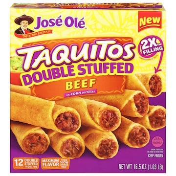 Jose Ole Double Stuffed Beef Taquitos