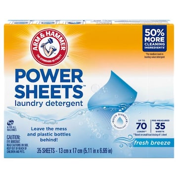 Arm & Hammer Power Sheets Fresh Breeze Laundry Detergent