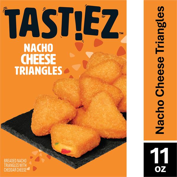 Tastiez Breaded Nacho Cheese Triangles, 11 oz (Frozen Appetizers