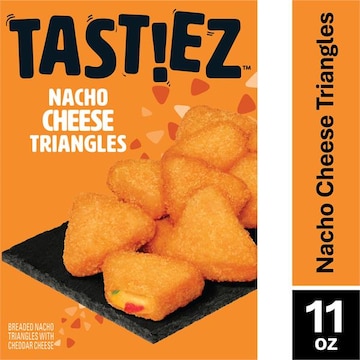 Tastiez Breaded Nacho Cheese Triangles, 11 oz (Frozen Appetizers)