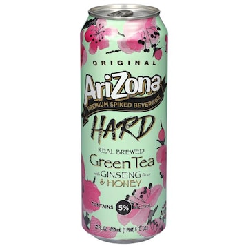 AriZona Hard Green Tea with Ginseng Flavor & Honey
