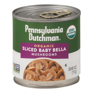 Pennsylvania Dutchman Mushrooms, Organic, Baby Bella, Sliced