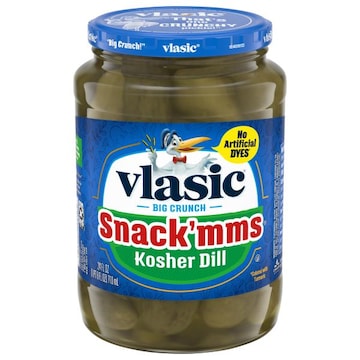 Vlasic Snack'mms Pickles, Kosher Dill, Snack'mms
