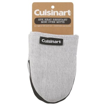 Cuisinart Oven Mitts, Heat Resistant, Mini, 2 Pack