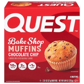 Quest Bake Shop Chocolate Chip Muffins