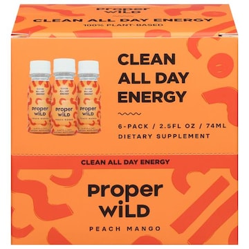 Proper Wild Clean All Day Energy, Peach Mango