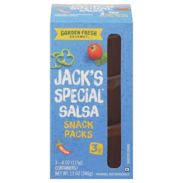Garden Fresh Gourmet Salsa, Jack's Special, Medium, Snack Pack