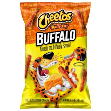 Cheetos Cheese Flavored Snacks, Buffalo, Crunchy