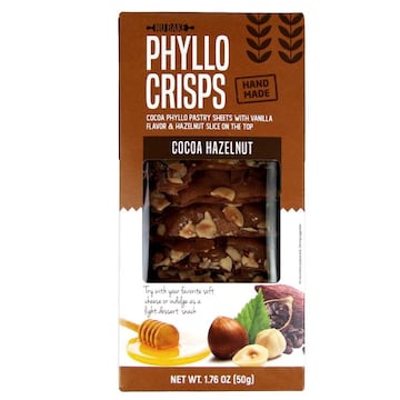 Nu Bake PHYLLO CRISPS, COCOA & HAZELNUT NU BAKE 1.7oz