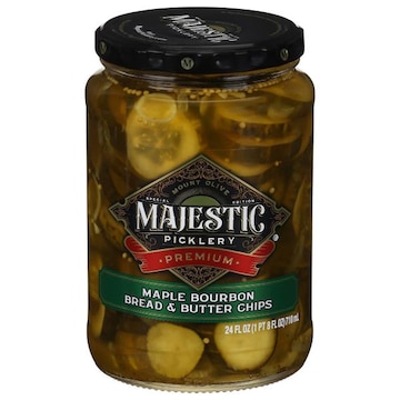 Majestic Picklery Premium Maple Bourbon Bread & Butter Chips