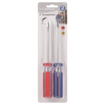 Project Partners Screwdrivers, 2 Pack