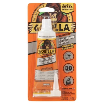 Gorilla Construction Adhesive, Heavy Duty, All Purpose