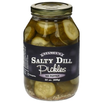 Stamey's Pickles, No Pepper, Salty Dill