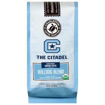 Charleston Coffee Roasters The Citadel Coffee, Ground, Dark Roast, Bulldog Blend