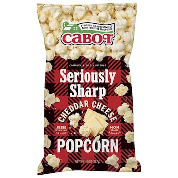 Cabot Creamery Popcorn, Seriously Sharp, Cheddar Cheese