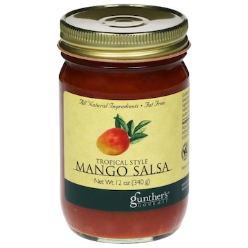 Gunther's Gourmet Salsa, Mango, Tropical Style