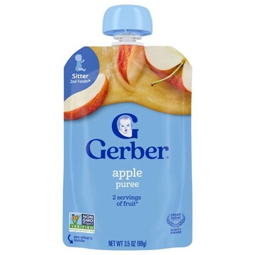 Gerber Sitter 2nd Foods Apple Puree